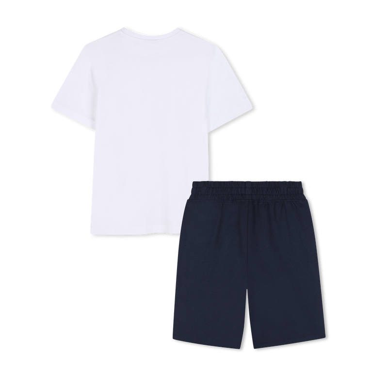CONJUNTO CAMISETA + BERMUDAS BOSS 
                        NI&Ntilde;O