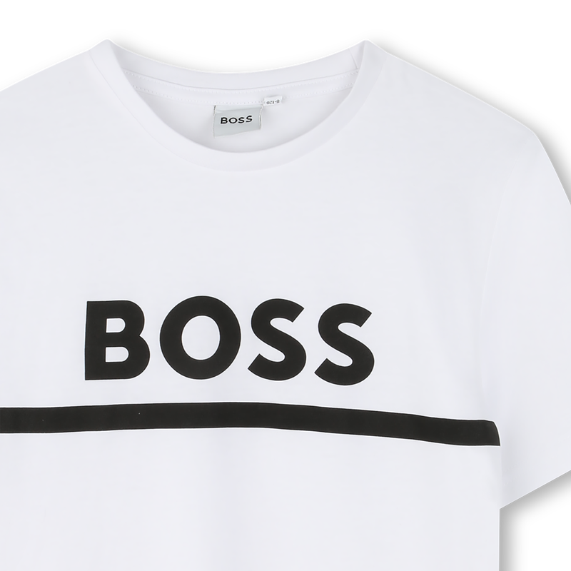 CAMISETA DE MANGA CORTA BOSS 
                        NI&Ntilde;O