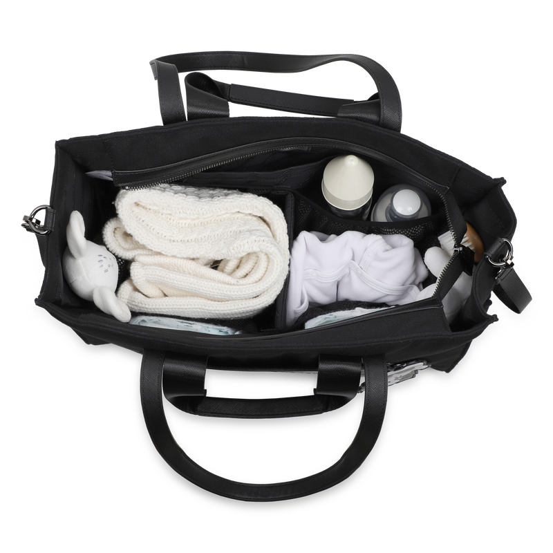 Bolso cambiador con parche KARL LAGERFELD KIDS 
                        UNISEXO