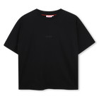 Camiseta de mangas cortas, NEGRO, hi-res