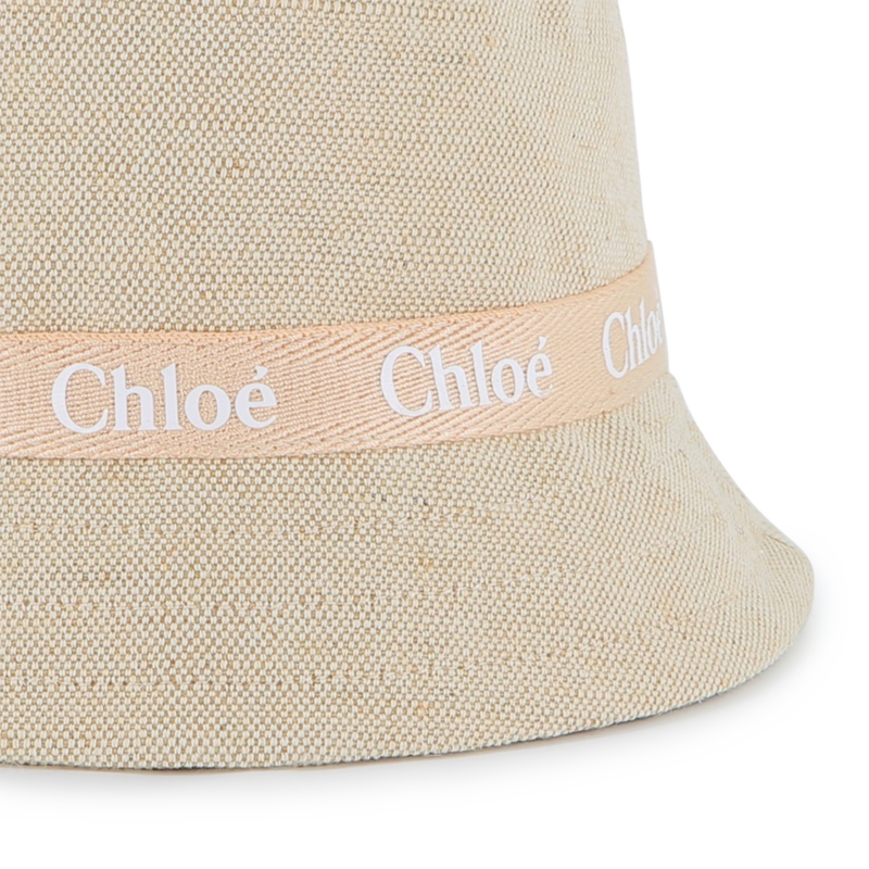 Gorro de yute y algod&oacute;n CHLOE 
                        NI&Ntilde;A