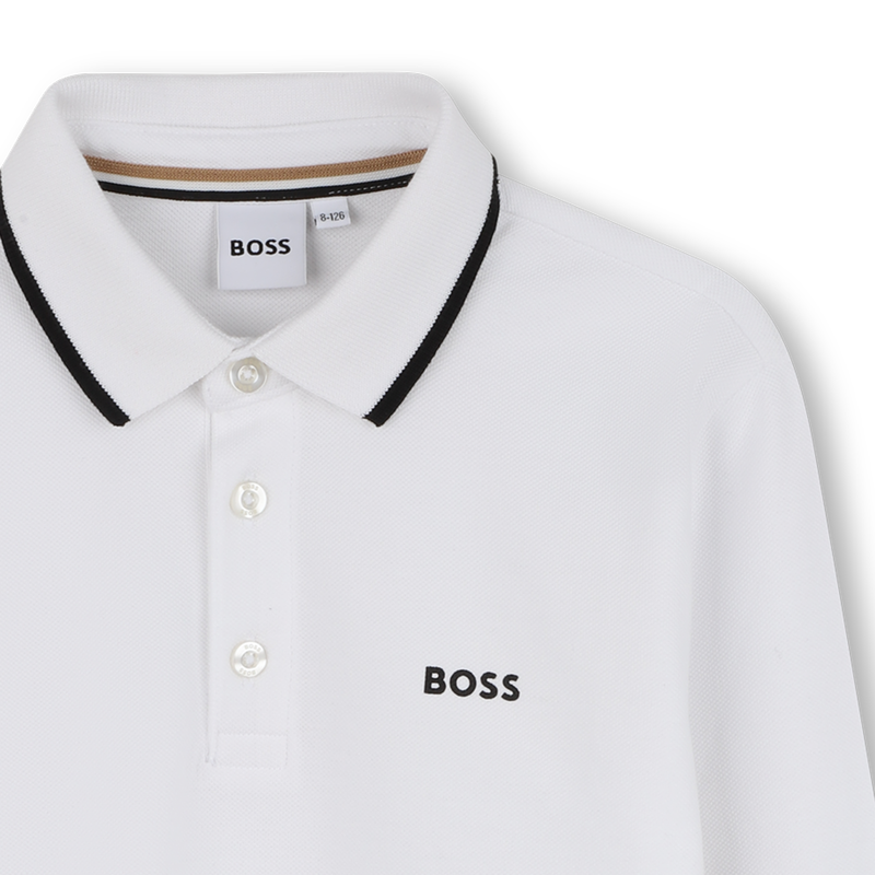 Polo de manga larga BOSS 
                        NI&Ntilde;O