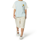 Bermudas lisas de algod&oacute;n KENZO KIDS 
                    NI&Ntilde;O