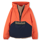 Cortavientos bicolor con capucha TIMBERLAND 
                    NI&Ntilde;O