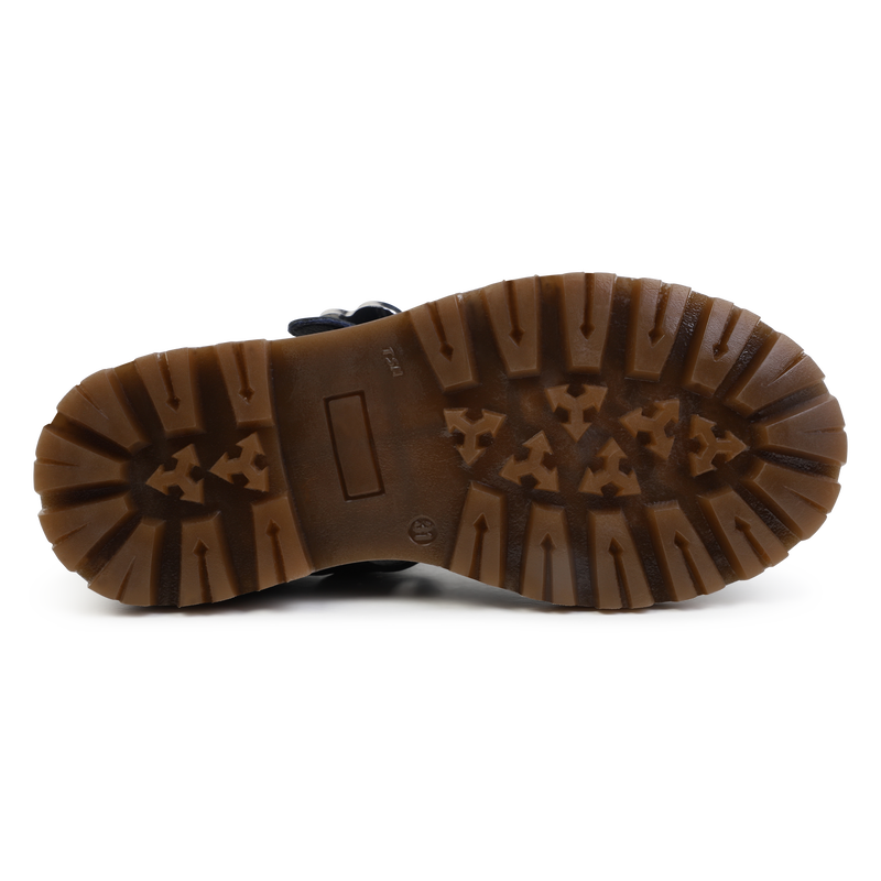 Sandalias de piel con hebilla KENZO KIDS 
                        NI&Ntilde;A