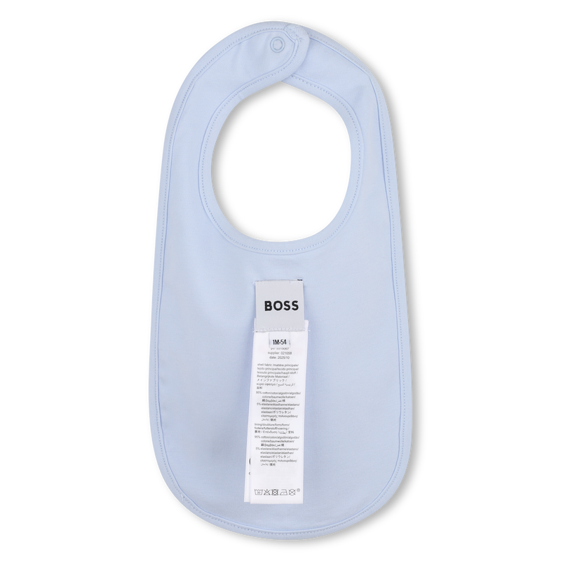 CONJUNTO DE PIJAMA + BABERO + BAN BOSS 
                        NI&Ntilde;O