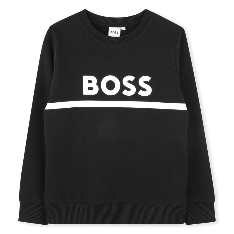 SUDADERA FLEECE BOSS 
                        NI&Ntilde;O