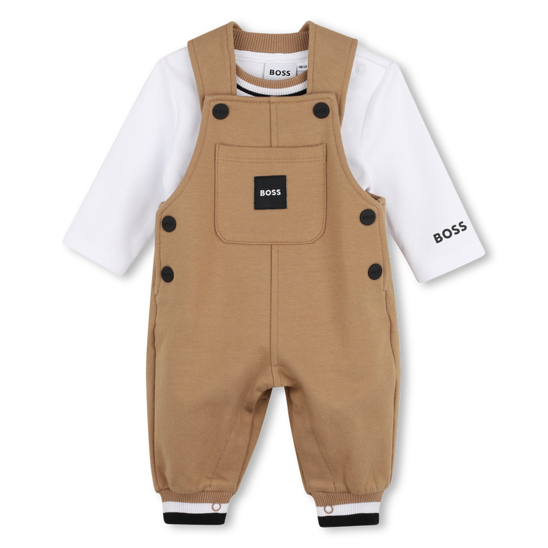 Conjunto de mono y camiseta BOSS 
                        NI&Ntilde;O