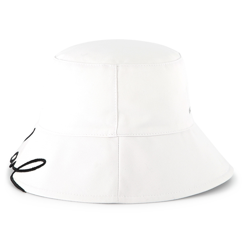 Gorro bordado de algod&oacute;n KARL LAGERFELD KIDS 
                        NI&Ntilde;A