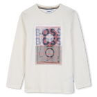 Camiseta de manga larga, MARFIL, hi-res