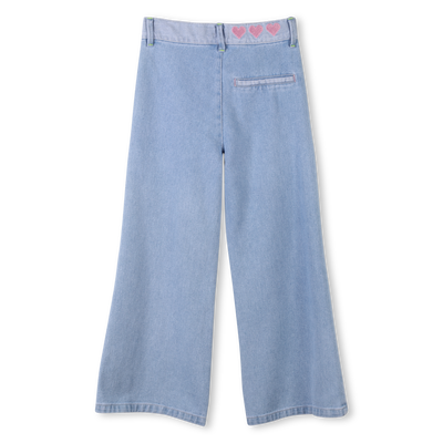 Pantal&oacute;n vaquero ancho bordado BILLIEBLUSH NI&Ntilde;A