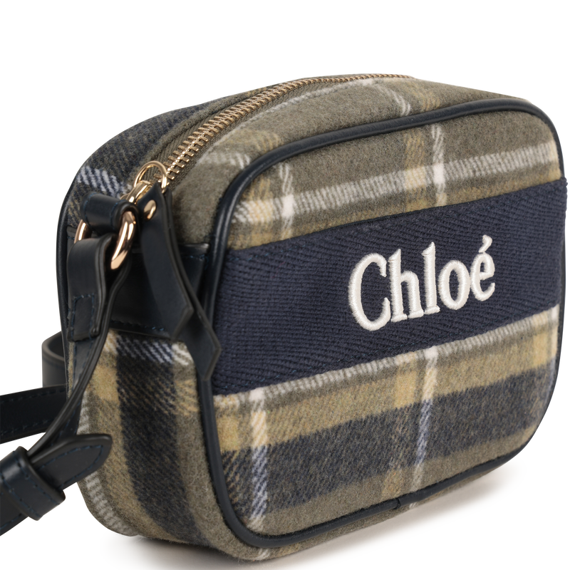 Bolso bandolera a cuadros CHLOE 
                        NI&Ntilde;A