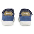 Zapatillas con rayas de velcro BOSS 
                    NI&Ntilde;O