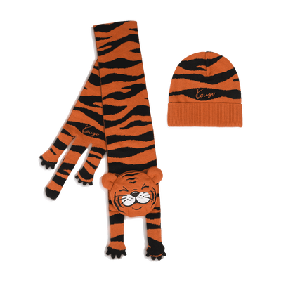 Conjunto de bufanda y gorro KENZO KIDS UNISEXO