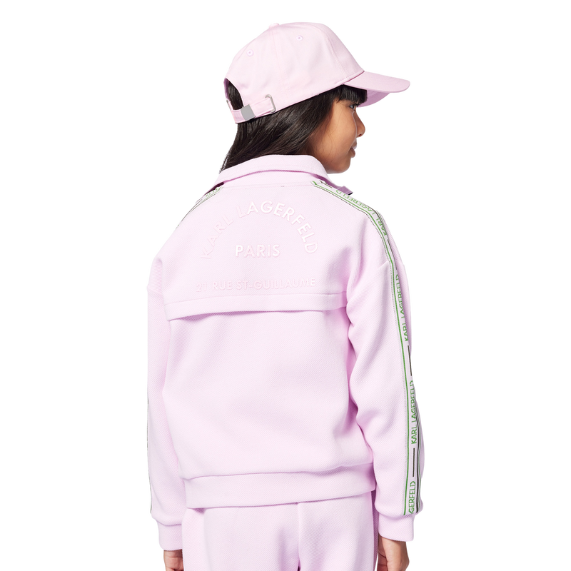 Gorra ajustable de algod&oacute;n KARL LAGERFELD KIDS 
                        NI&Ntilde;A