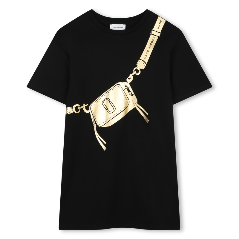 Vestido manga corta y algod&oacute;n MARC JACOBS 
                        NI&Ntilde;A