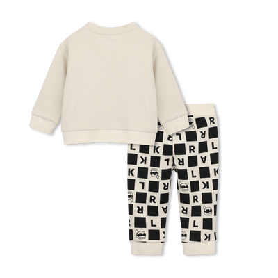 Conjunto de sudadera y pantal&oacute;n KARL LAGERFELD KIDS NI&Ntilde;O