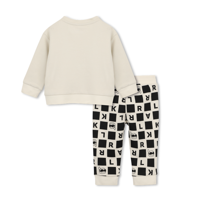 Conjunto de sudadera y pantal&oacute;n KARL LAGERFELD KIDS 
                        NI&Ntilde;O