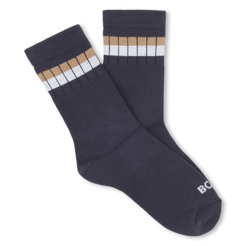 Pack de 2 pares de calcetines BOSS 
                        NI&Ntilde;O