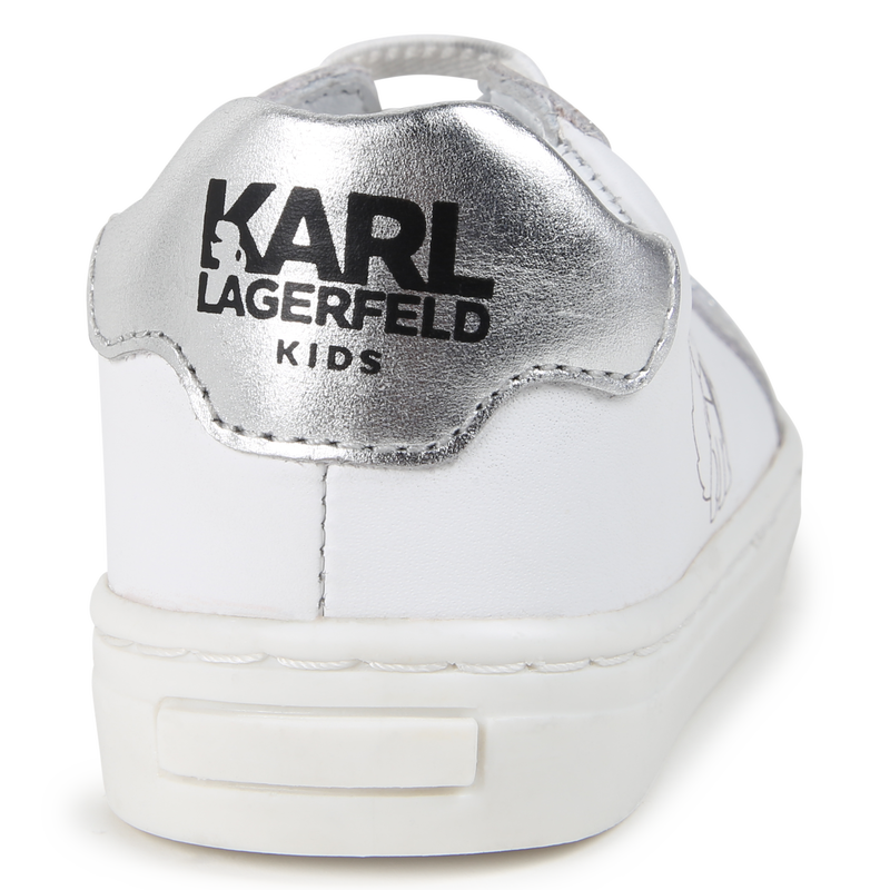 Zapatillas bajas de cuero KARL LAGERFELD KIDS 
                        UNISEXO