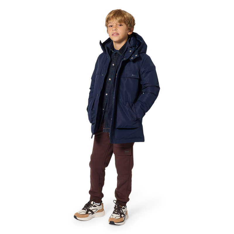 Parka con capucha BOSS 
                        NI&Ntilde;O