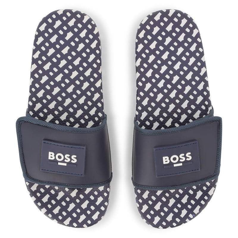 Chanclas con velcro BOSS 
                        NI&Ntilde;O