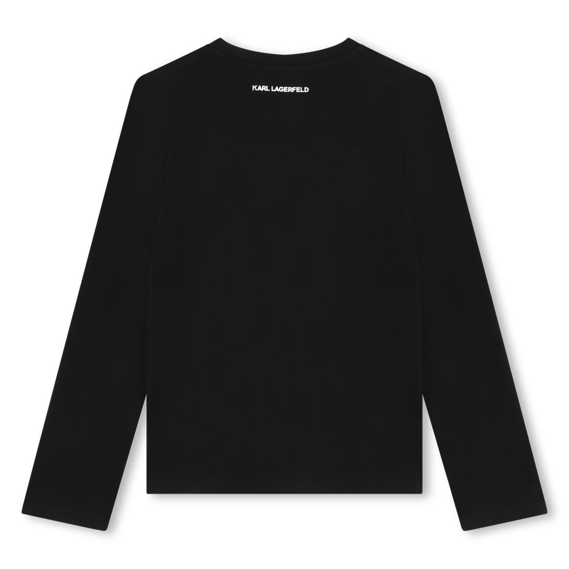 Camiseta con estampado KARL LAGERFELD KIDS 
                        NI&Ntilde;A