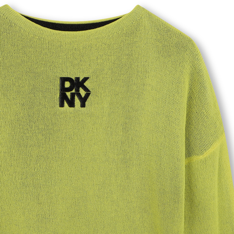 Su&eacute;ter reversible DKNY 
                        NI&Ntilde;A