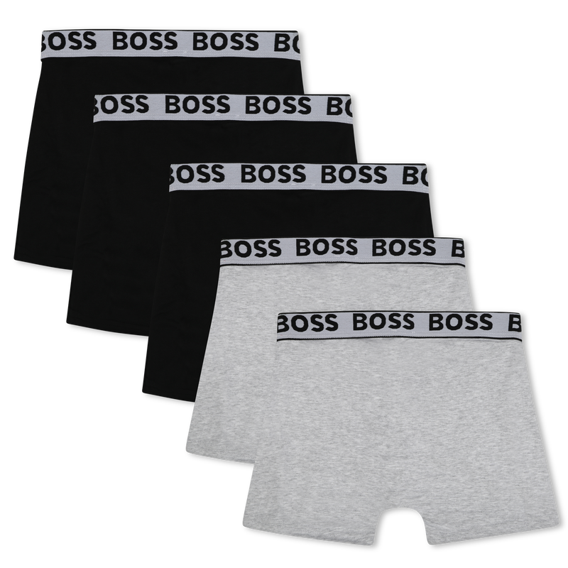 Pack de 5 calzoncillos b&oacute;xer BOSS 
                        NI&Ntilde;O