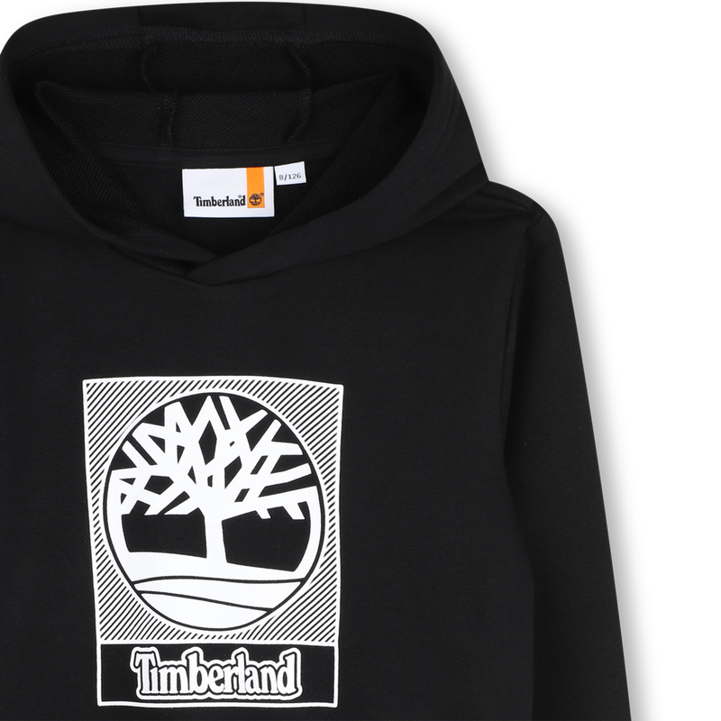 SUDADERA CON CAPUCHA TIMBERLAND 
                        NI&Ntilde;O