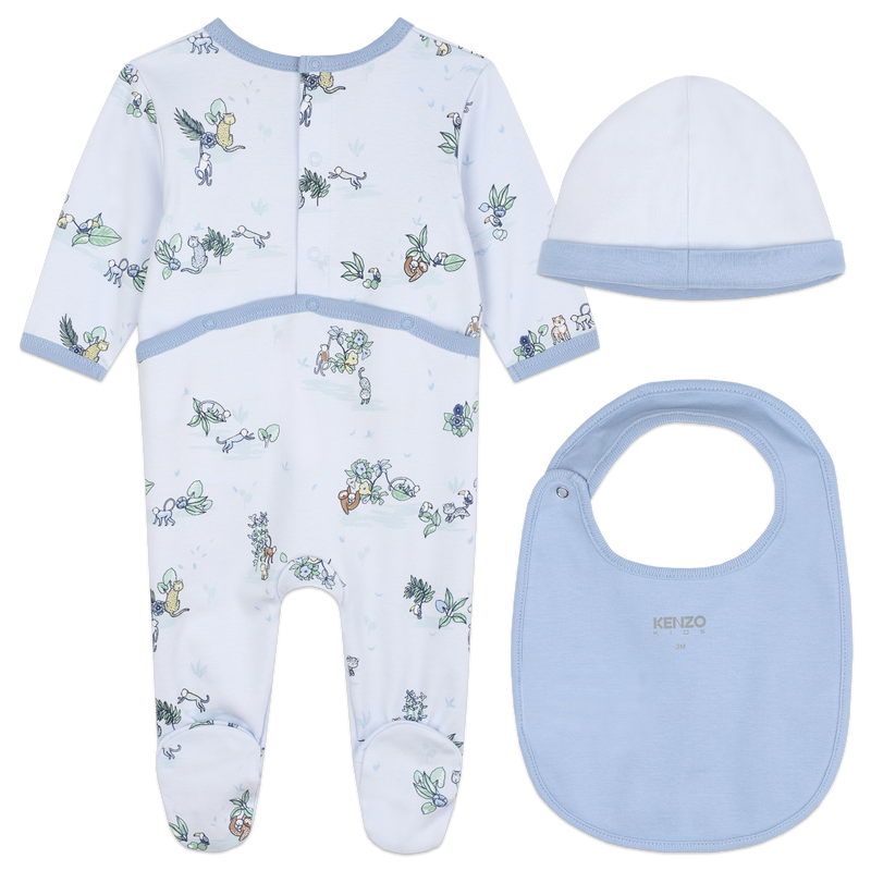 Pijama, babero y gorro KENZO KIDS 
                        NI&Ntilde;O