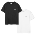 Lote de 2 camisetas, NEGRO  BLANCO, hi-res