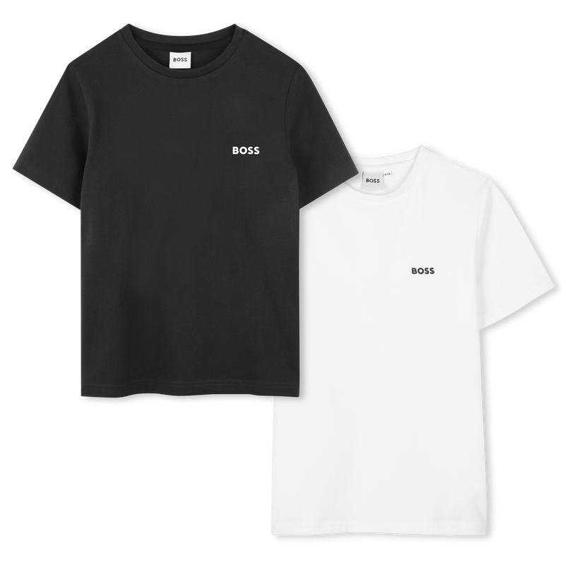 SET DE 2 CAMISETAS BOSS 
                        NI&Ntilde;O
