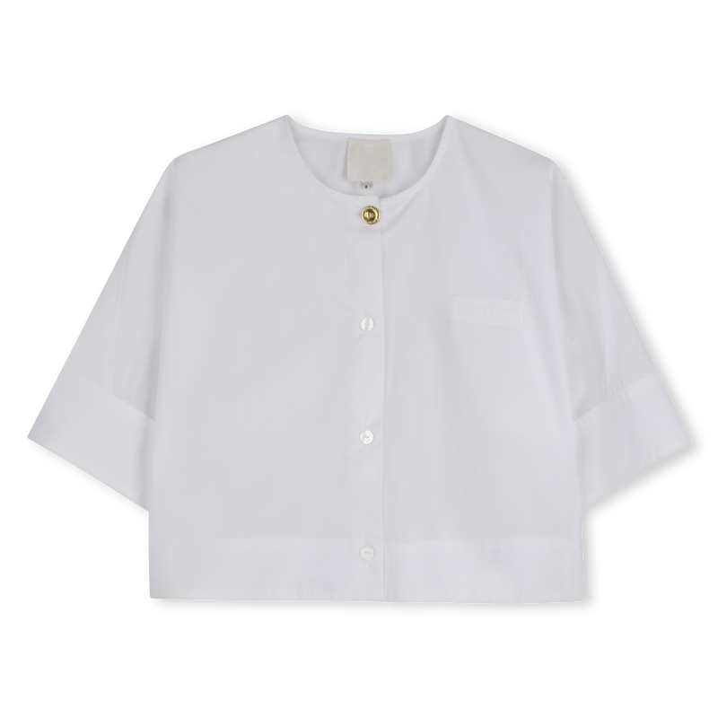 CAMISA DE MANGA CORTA GIVENCHY 
                        NIÑA