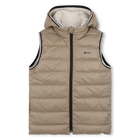 Chaqueta acolchada con capucha efecto flenn BOSS 
                    NI&Ntilde;O