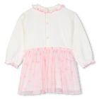 Vestido bimateria BILLIEBLUSH 
                    NI&Ntilde;A