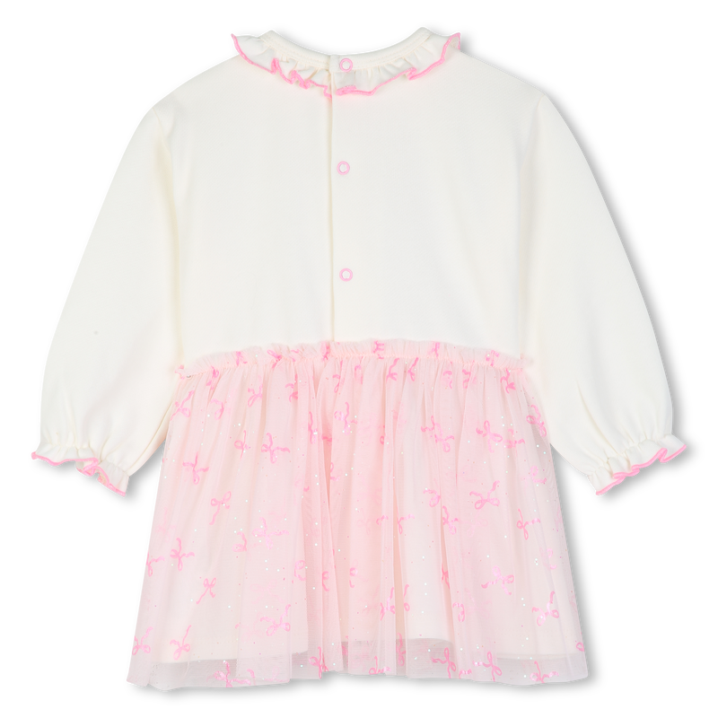 Vestido bimateria BILLIEBLUSH 
                        NI&Ntilde;A