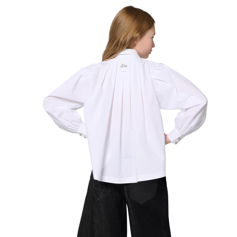 Camisa de popelina de algod&oacute;n LANVIN 
                        NI&Ntilde;A