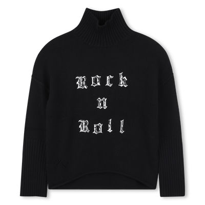 Jersey de punto con cuello alto ZADIG & VOLTAIRE NI&Ntilde;A