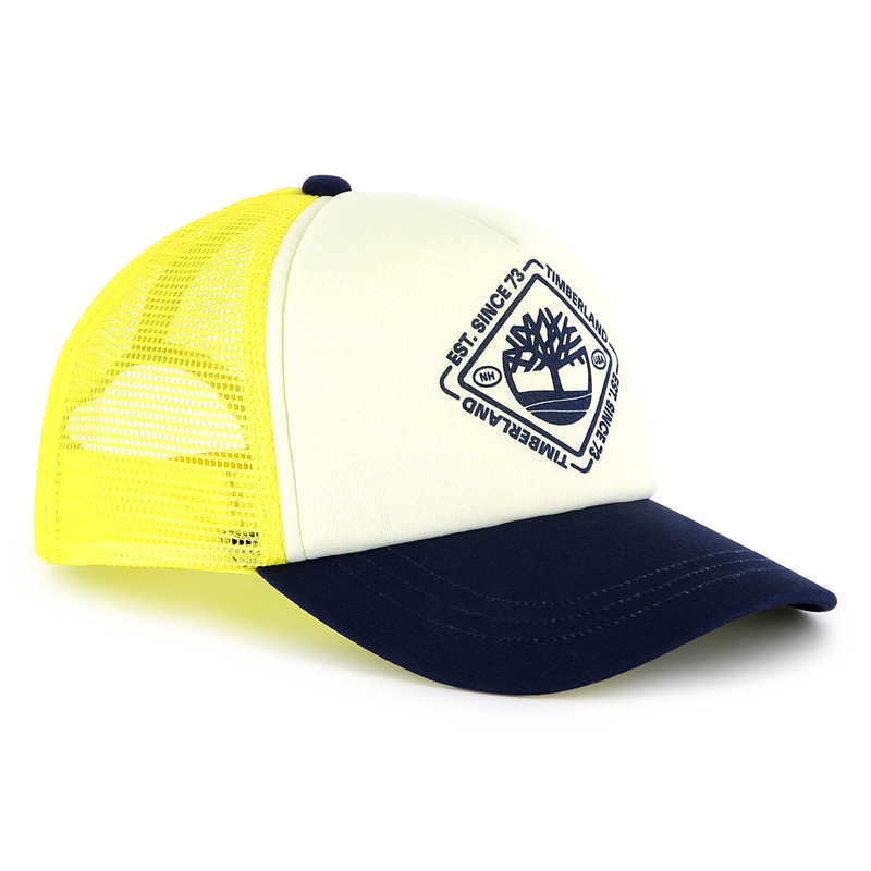 Gorra tricolor bimateria TIMBERLAND 
                        NI&Ntilde;O