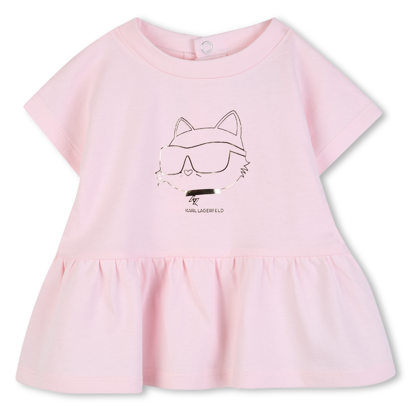 CONJUNTO DE VESTIDO Y LEGGINGS KARL LAGERFELD KIDS 
                        NI&Ntilde;A