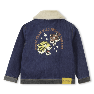 Chaqueta de mezclilla KENZO KIDS NI&Ntilde;A