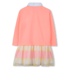 Vestido bimaterial BILLIEBLUSH 
                    NI&Ntilde;A
