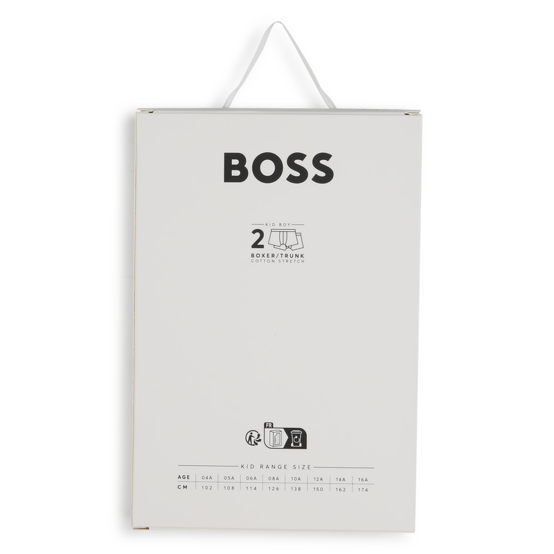 Pack de 2 calzoncillos b&oacute;xer BOSS 
                        NI&Ntilde;O