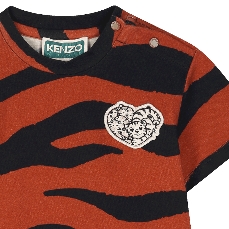Vestido de manga corta KENZO KIDS 
                        NI&Ntilde;A