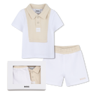 Conjunto polo + pantal&oacute;n corto, BLANCO, hi-res