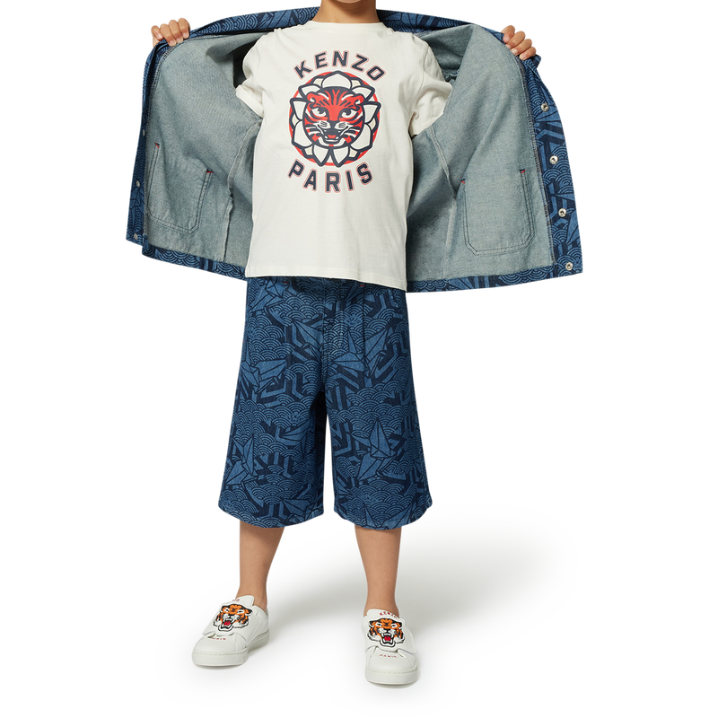 Cazadora vaquera estampada KENZO KIDS 
                        UNISEXO