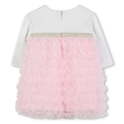 Vestido formal de algod&oacute;n KARL LAGERFELD KIDS 
                    NI&Ntilde;A