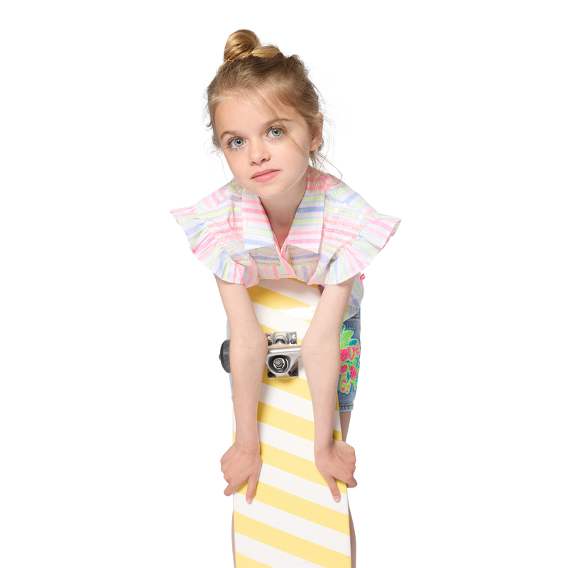 SHORTS DE MEZCLILLA BILLIEBLUSH 
                        NI&Ntilde;A