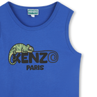 Camiseta sin mangas de algod&oacute;n KENZO KIDS 
                    NI&Ntilde;O